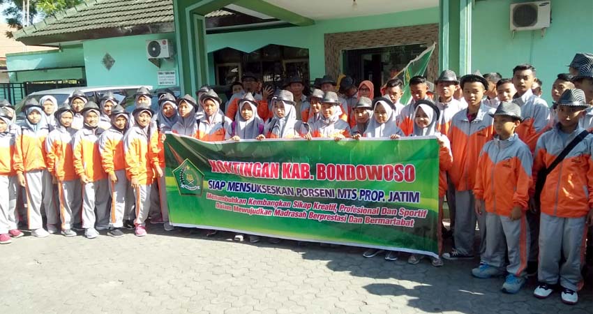 Kontingen Kabupaten Bondowoso siap berjaya di Porseni Madiun dan Ponorogo ( foto dul Memontum.com )