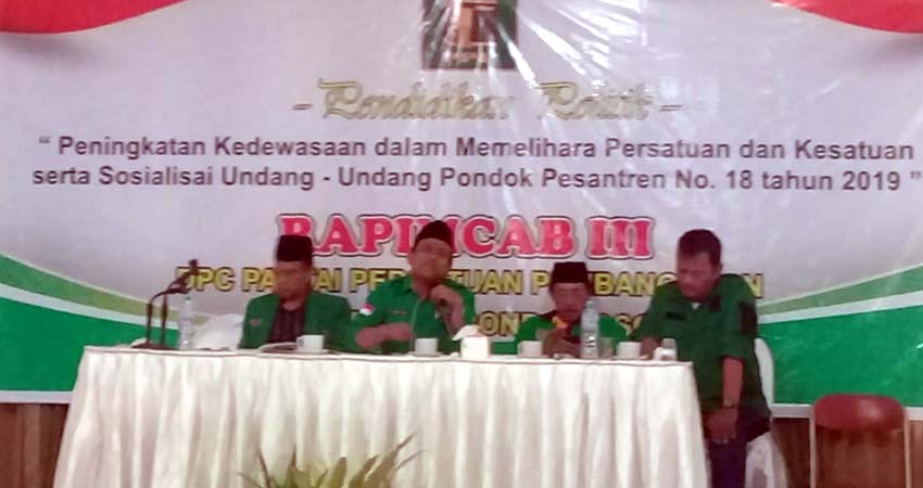 Rapat Pimpinan DPC PPP Kabupaten Bondowoso (ft dul memontum,Bondowoso)