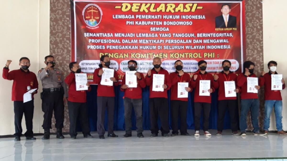 PHI Bondowoso Siap Berikan Pendampingan Hukum Perdata dan Pidana untuk Semua