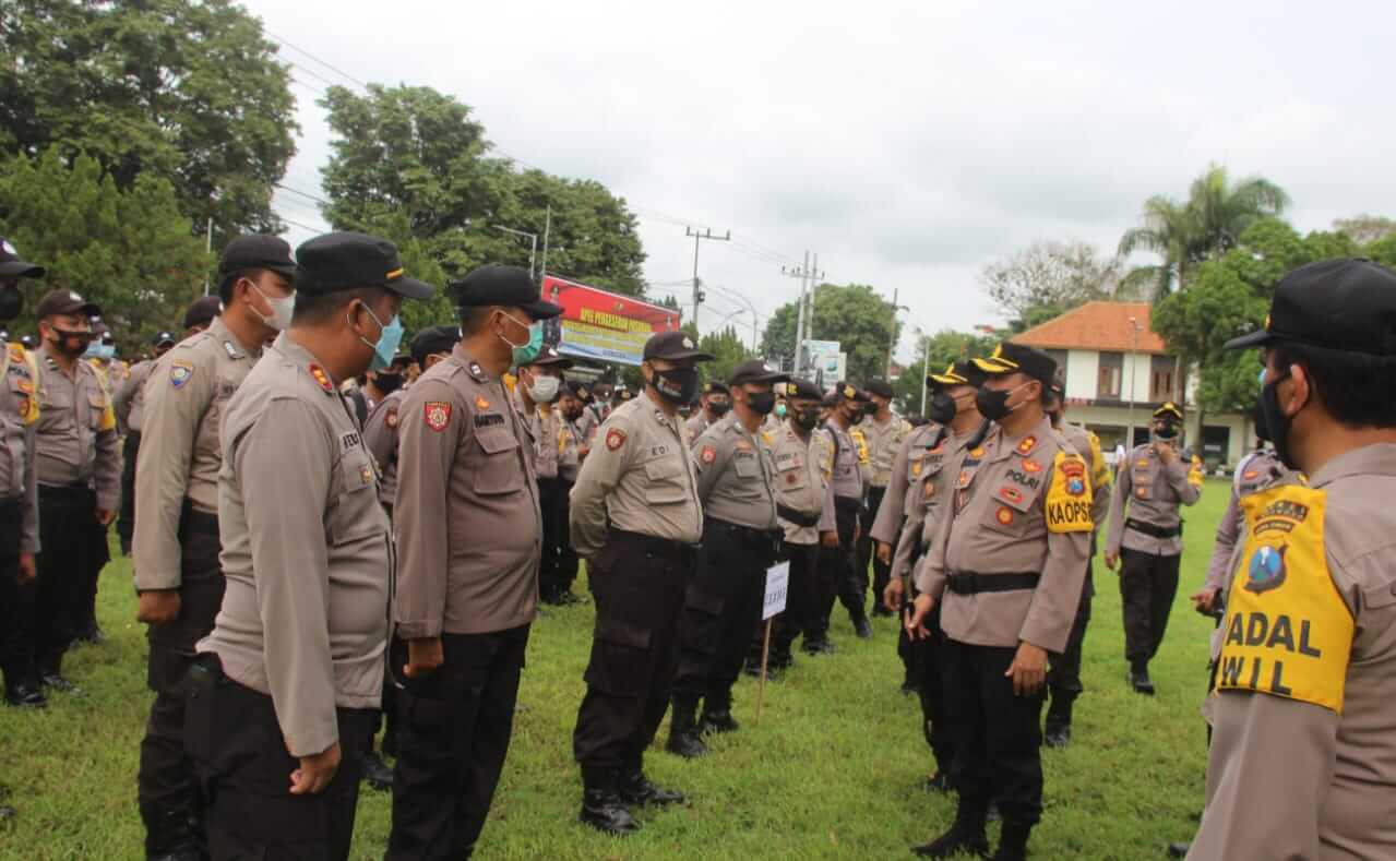 Amankan Pelaksanaan Pilkades Serentak, Polres Bondowoso Diback Up Penuh 11 Polres Sekitar