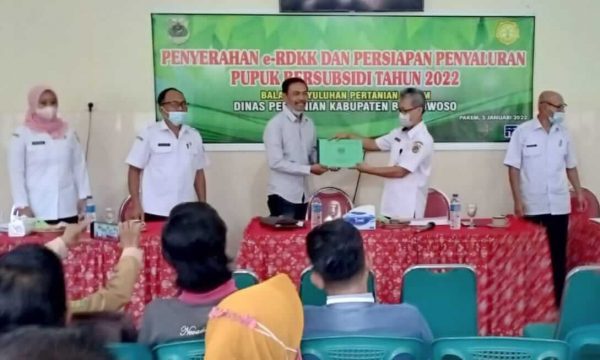 Dinas Pertanian Bondowoso Terima Penyerahan e-RDKK dan Persiapan Penyaluran Pupuk Bersubsidi