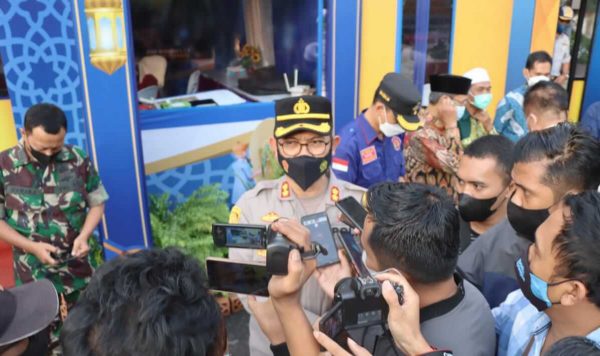 Kapolres bersama Forkopimda Tinjau Pos Operasi Ketupat 2022