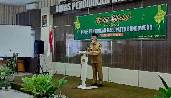 Bupati Bondowoso Hadiri Halal Bihalal bersama Keluarga Besar Dinas Pendidikan