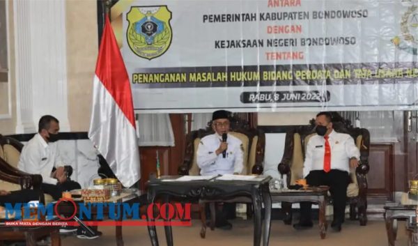 Pemkab Bondowoso Jalin MoU Pendampingan Kasus Perdata dan Tata Usaha