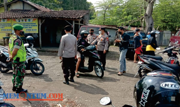 Terjaring Razia Vaksin di Polsek Kota, Motor Warga Bondowoso Harus Diamankan untuk Diganti KTP