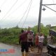 Diguyur Hujan Deras dan Petir, Kabel PLN di Penambangan Bondowoso Putus